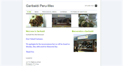 Desktop Screenshot of garibaldiperumex.com